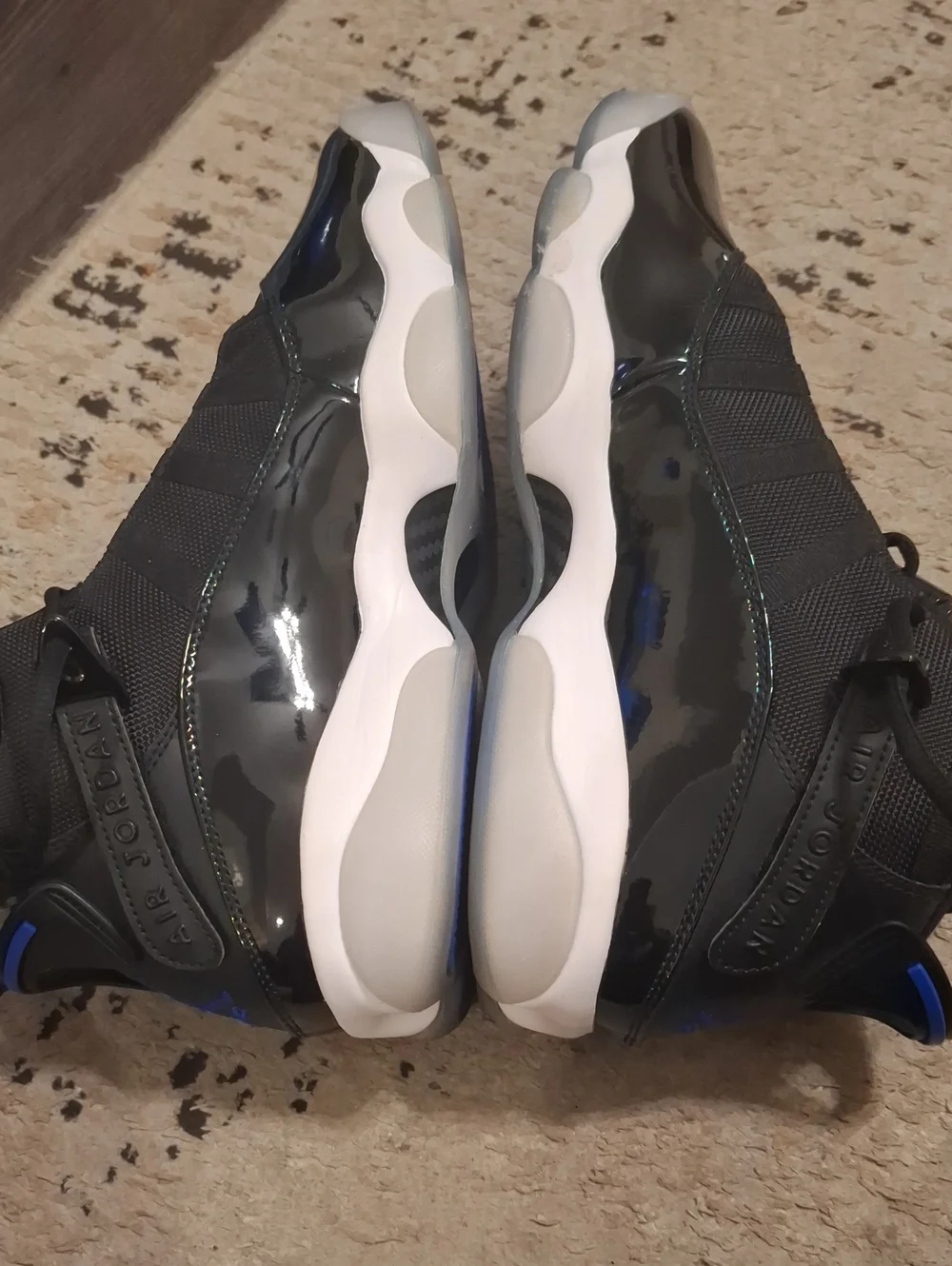 Jordan 6 Rings Space Jam Black Blue Size 9.5